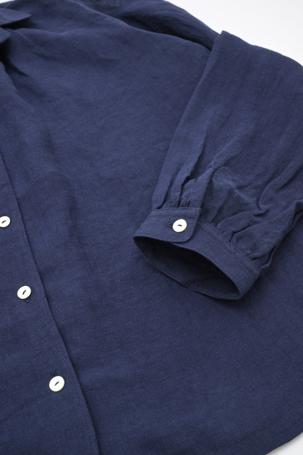 ロングブラウス<br>麻