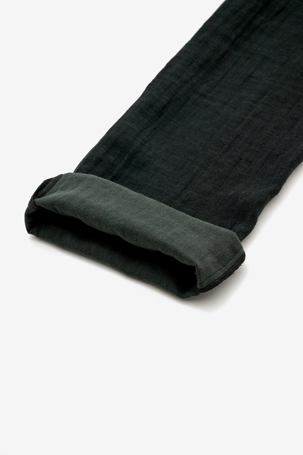 tapered pants cotton linen<br> AS5120B740<br> dark blue 