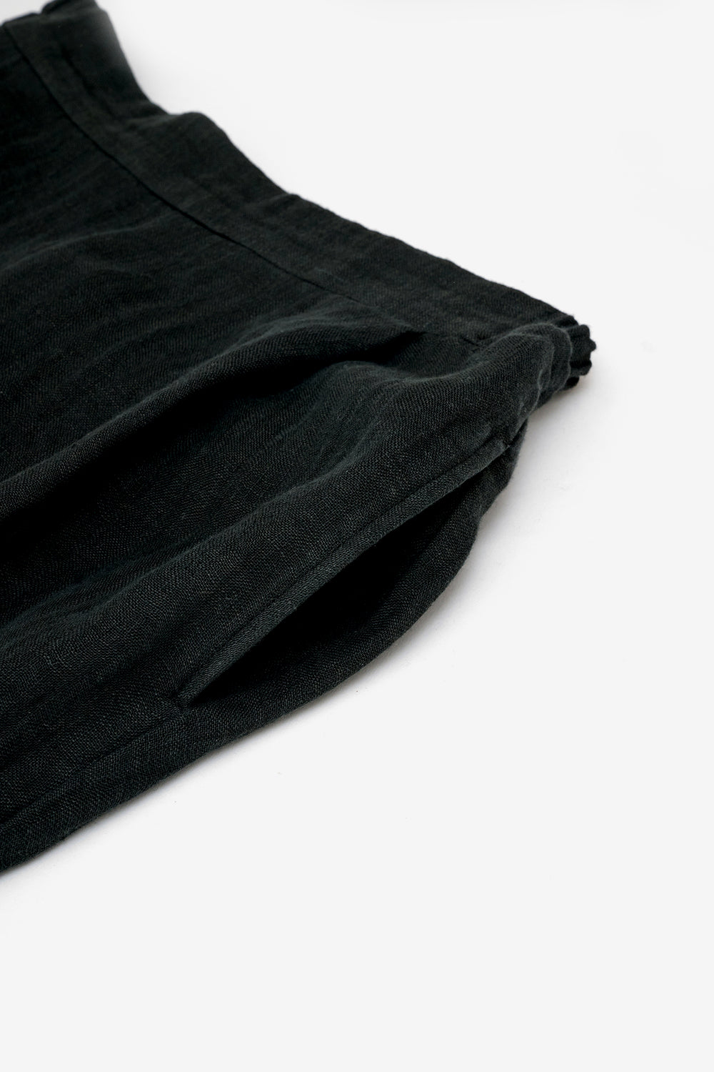 tapered pants cotton linen<br> AS5120B740<br> dark blue 