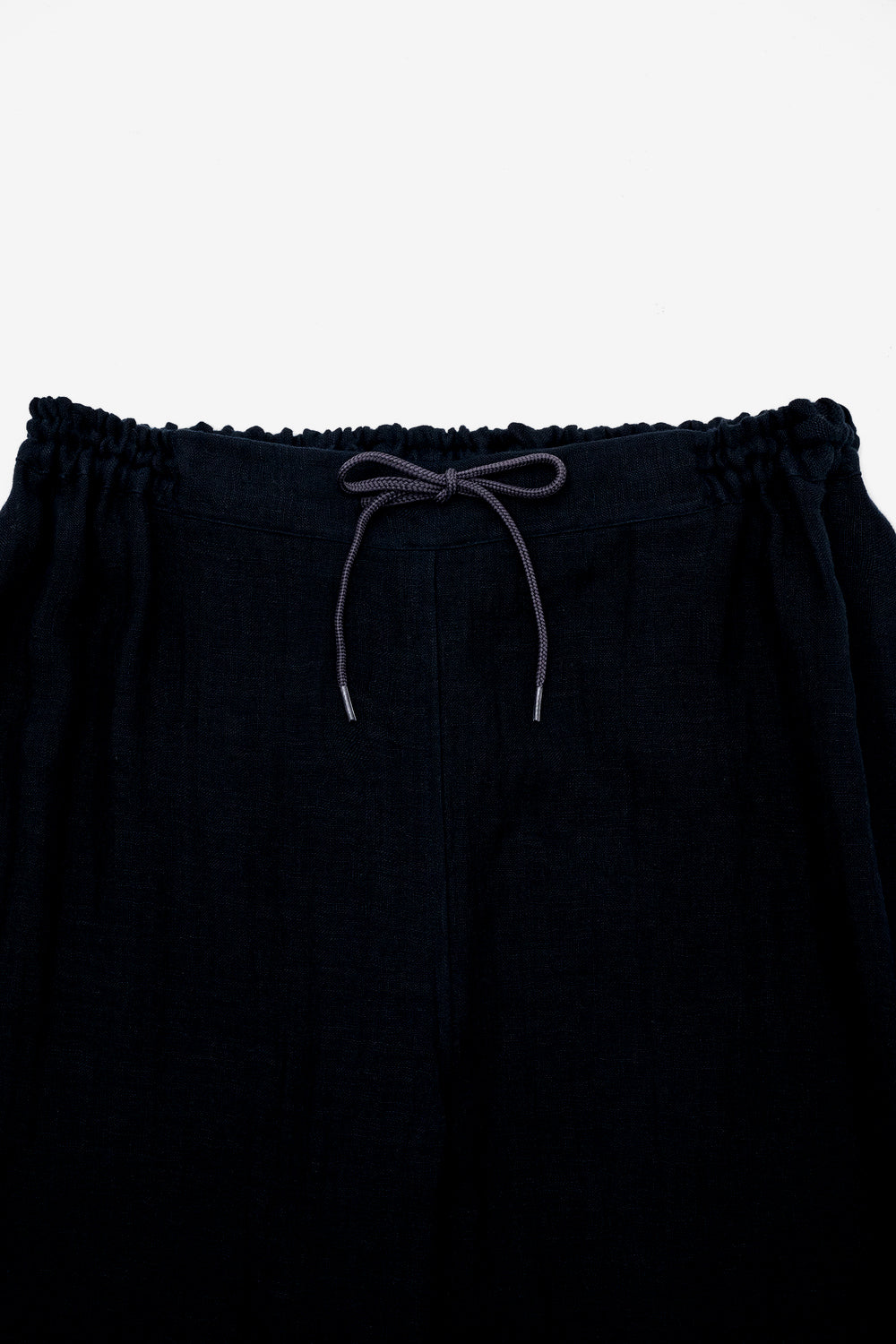 ハーフパンツ<br>綿麻　濃紺