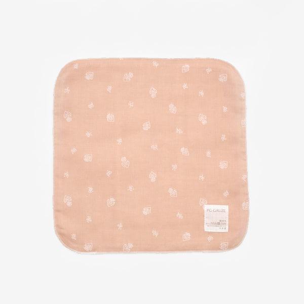 gauze handkerchief heart 