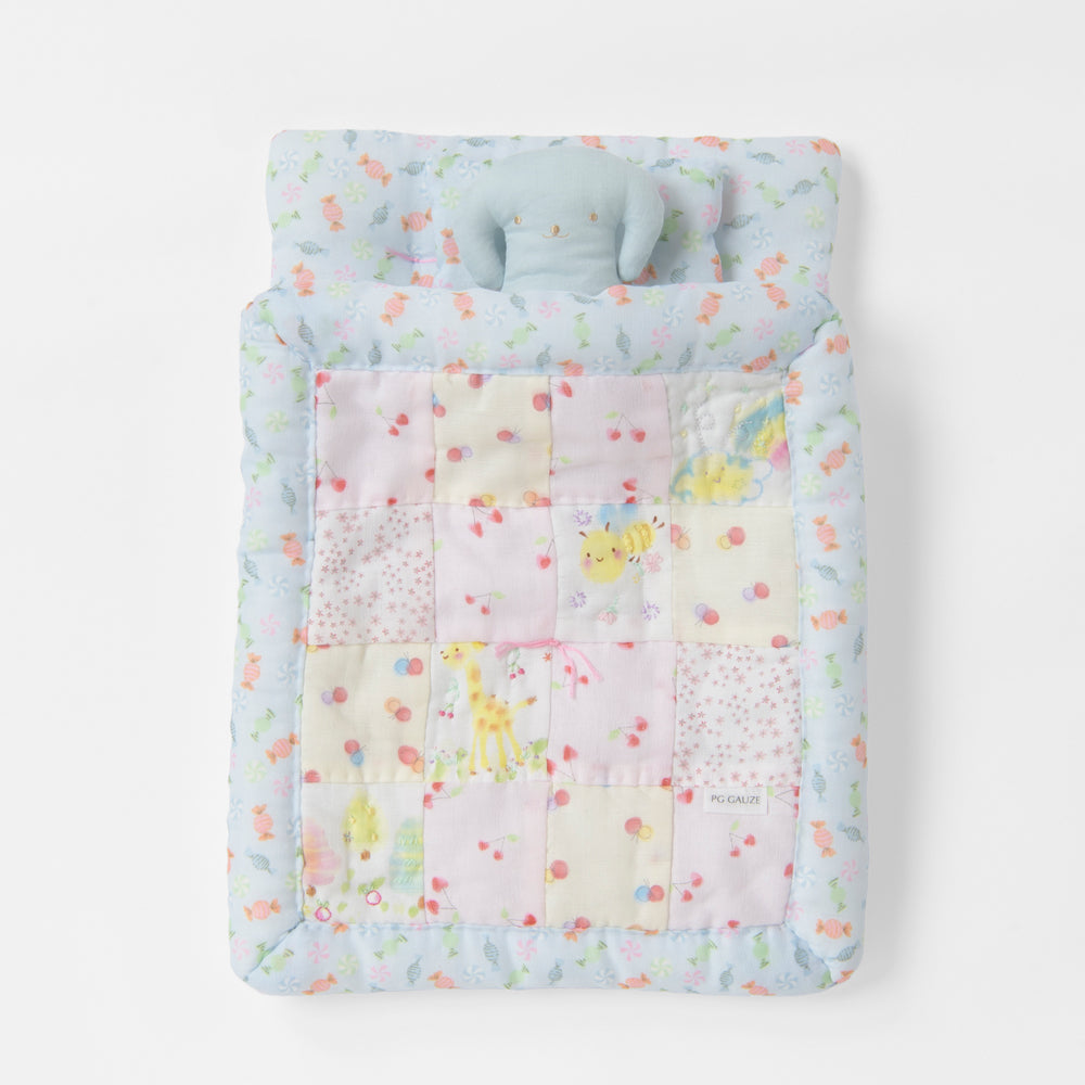 Gauze mini futon &amp; pillow rabbit 