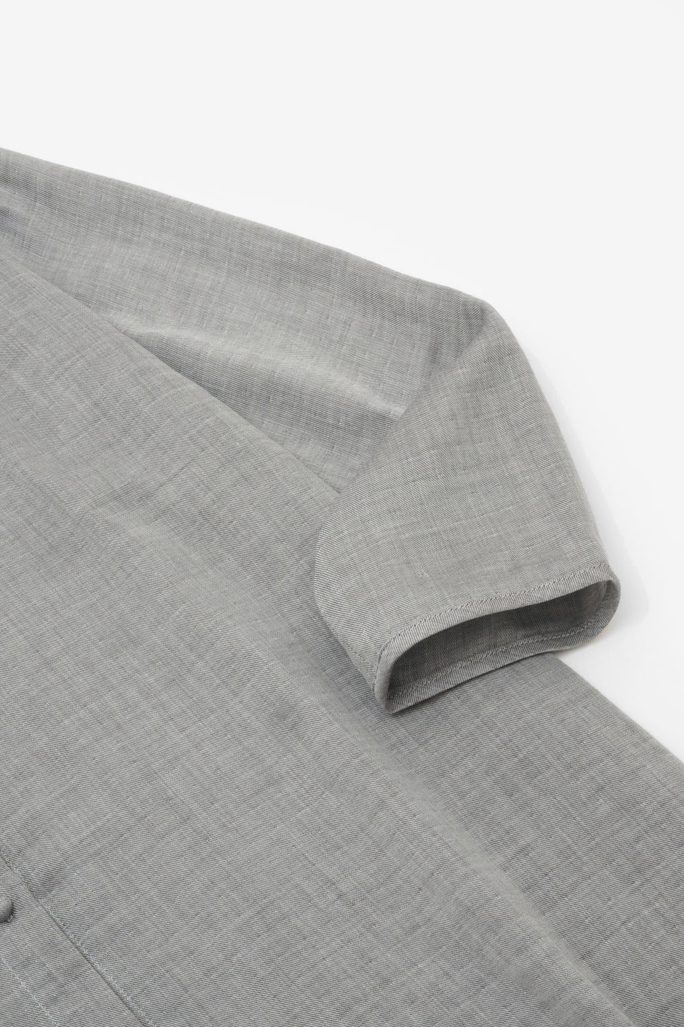slit blouse charcoal gray