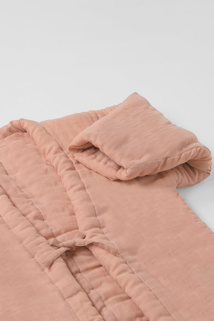 Cotton-filled Haori Hand-painted Train 