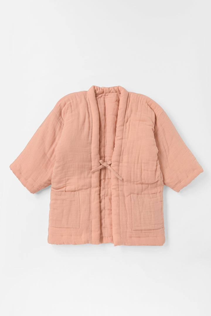 Cotton-filled Haori Hand-painted Train 