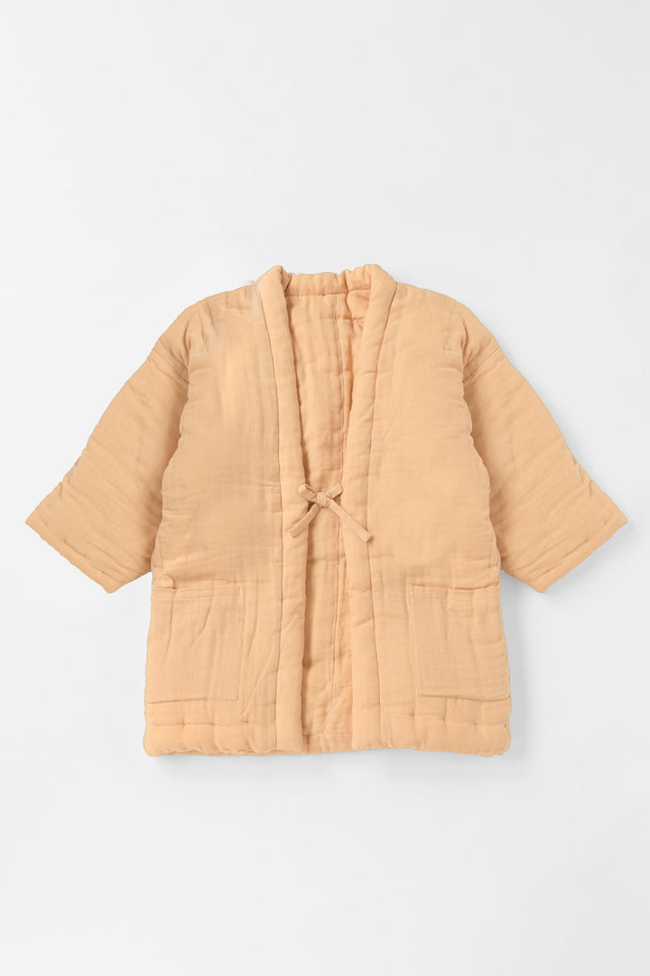 Cotton-filled Haori Hand-painted Train 