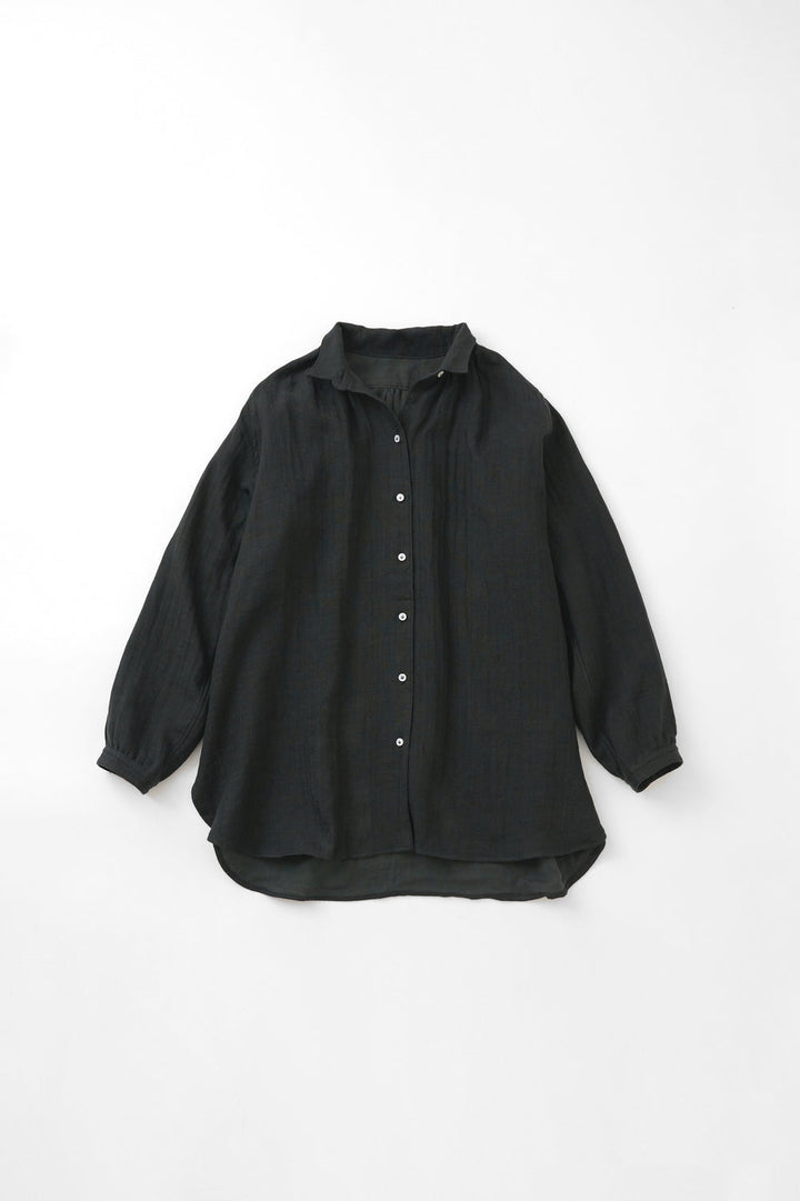 shirt cotton linen khaki