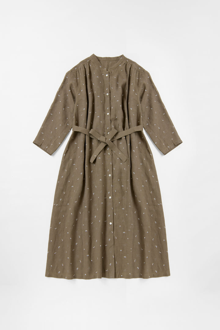 one piece cotton linen<br> AR8620B740<br> dark blue 