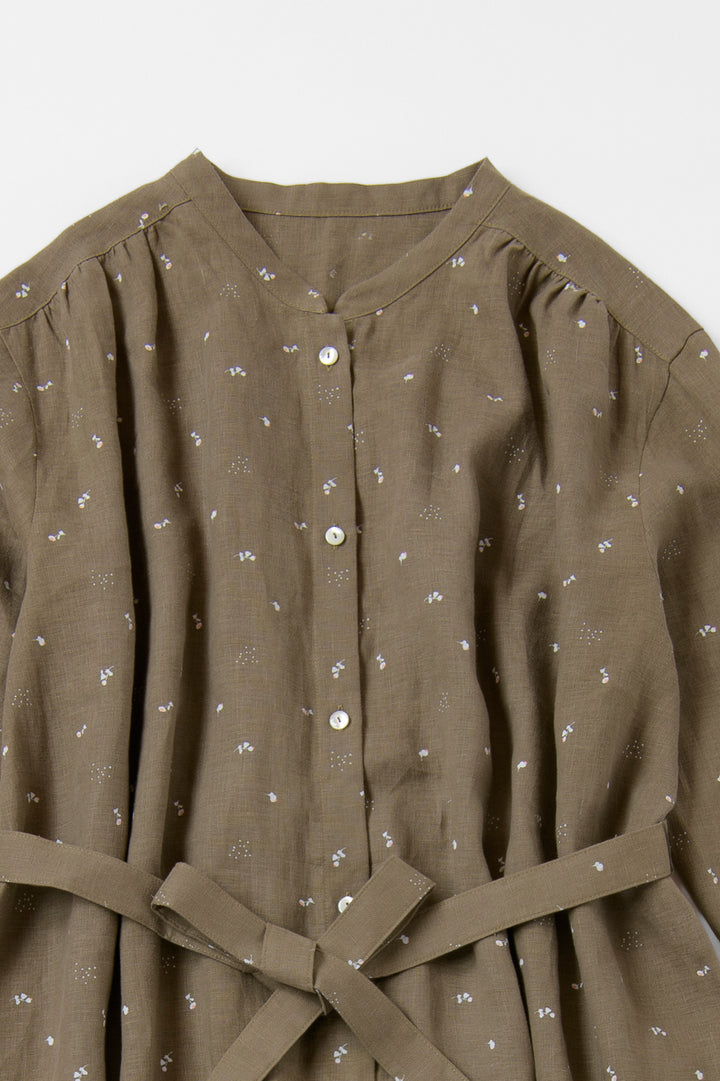 one piece cotton linen<br> AR8620B740<br> dark blue 
