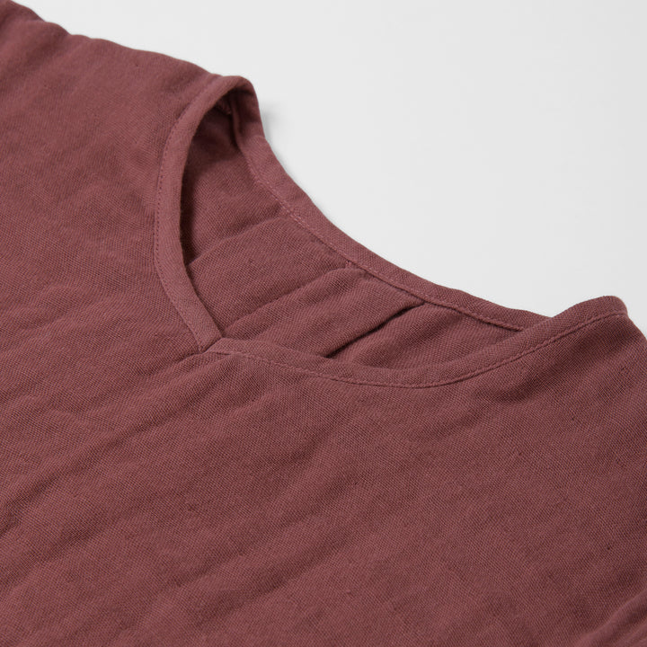 French sleeve shirt cotton linen generation 