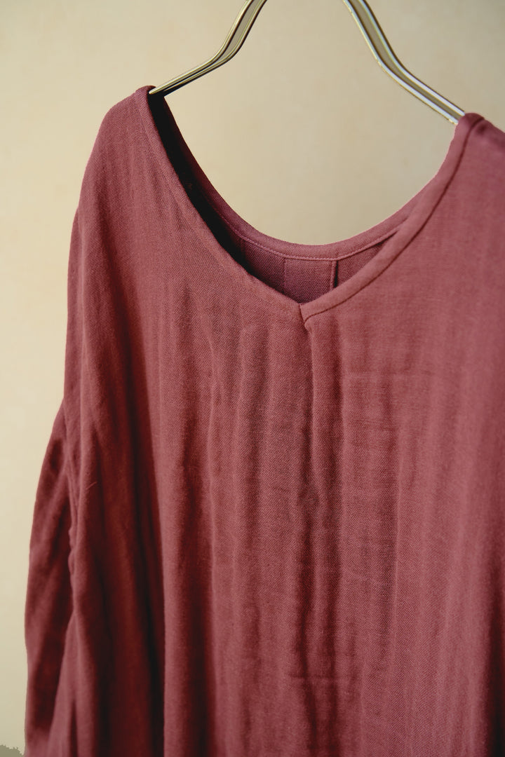 French sleeve shirt cotton linen generation 