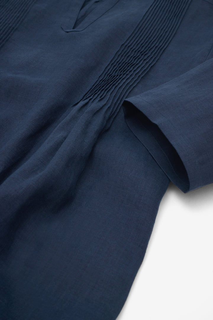 One Piece Pintuck Hemp Black 