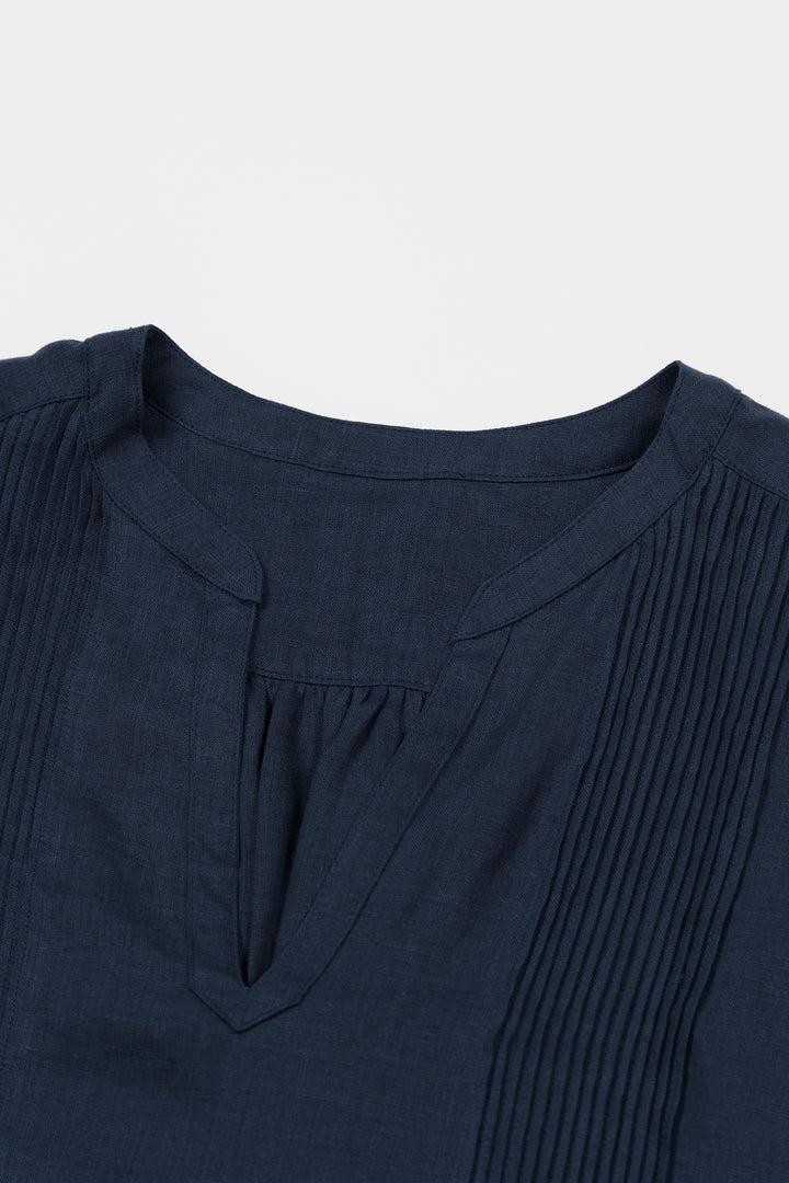 One Piece Pintuck Hemp Black 