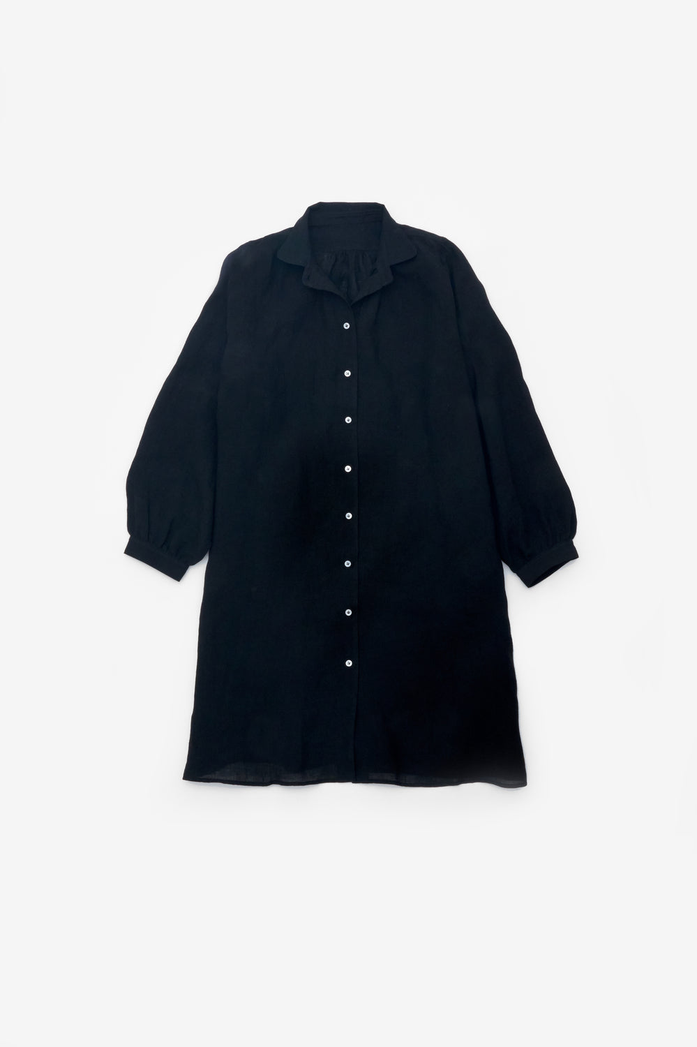 ロングブラウス<br>麻
