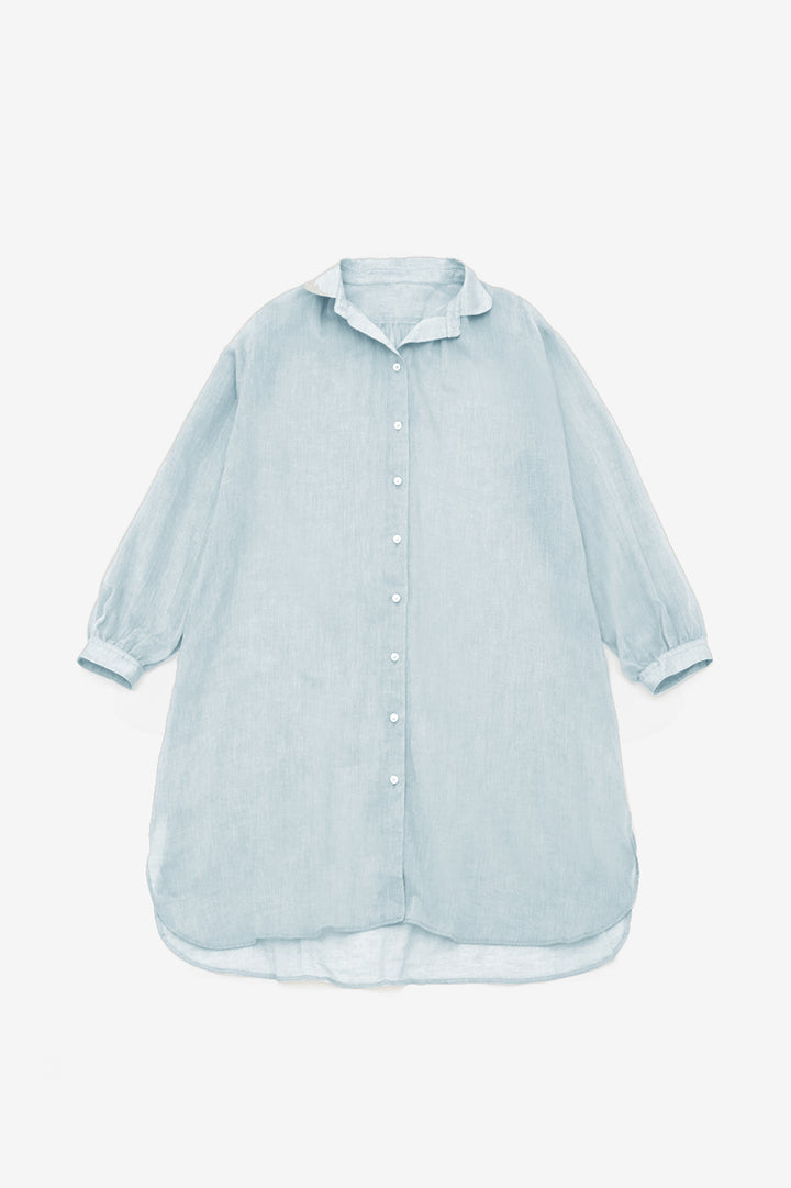 long blouse linen khaki 