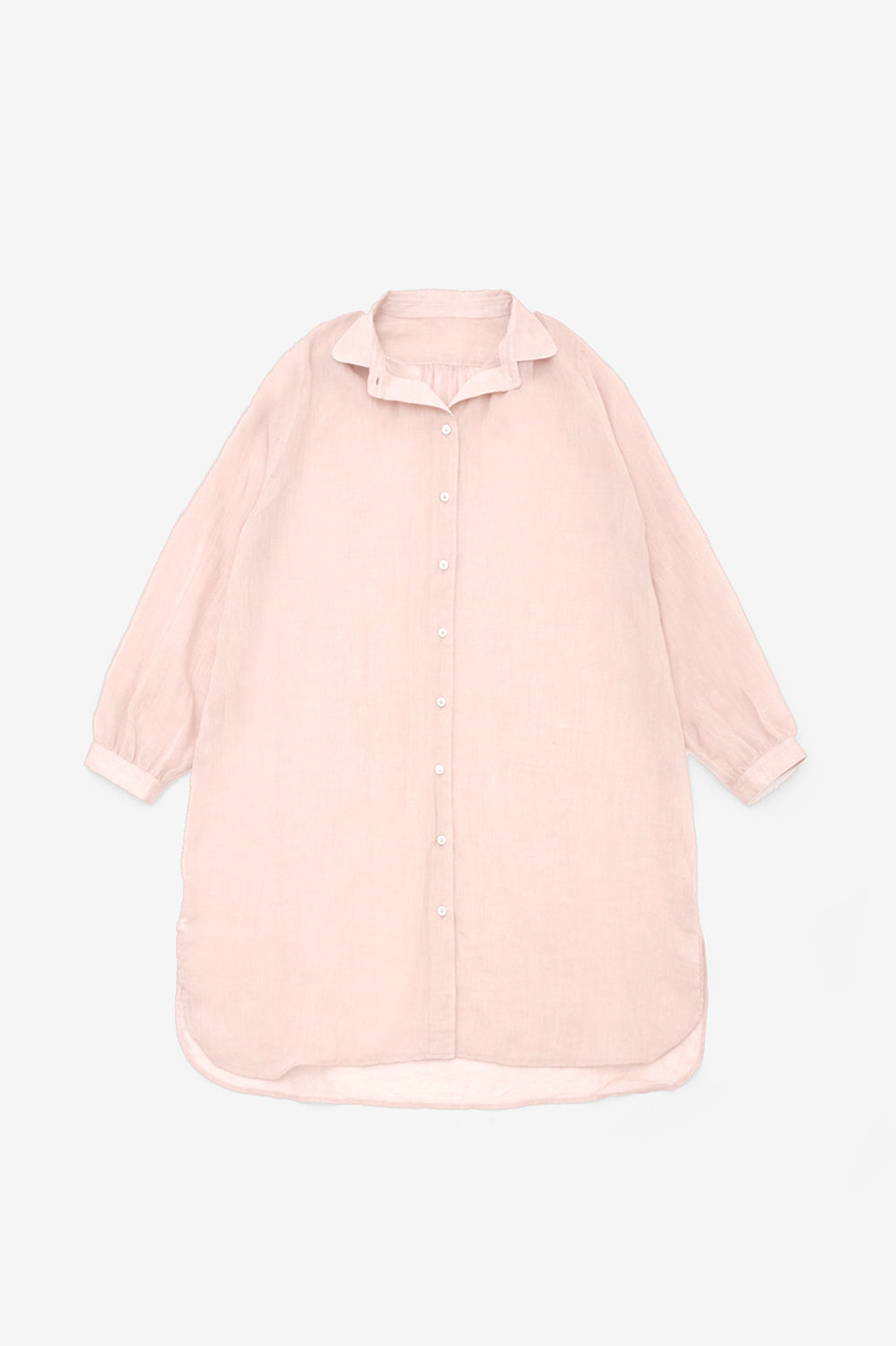 long blouse linen khaki 
