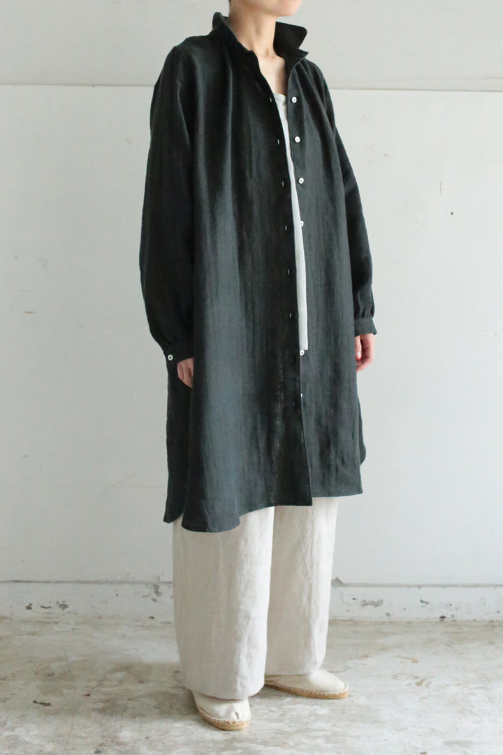 long blouse hemp<br> AR8310Y716<br> khaki 