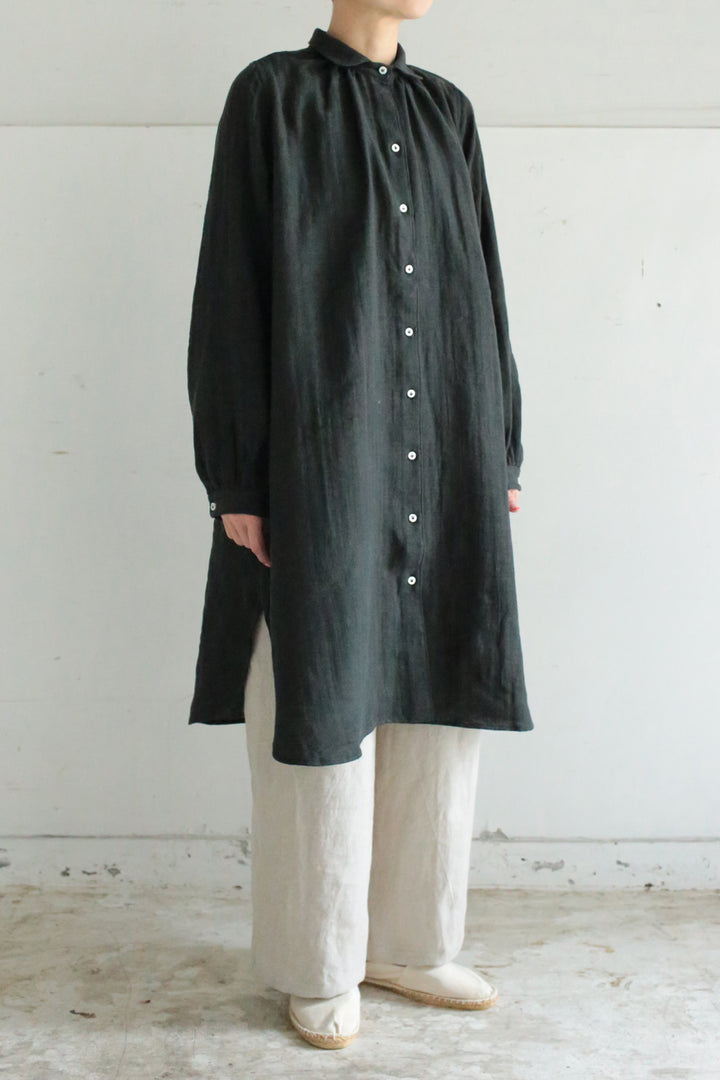long blouse hemp<br> AR8310Y716<br> khaki 