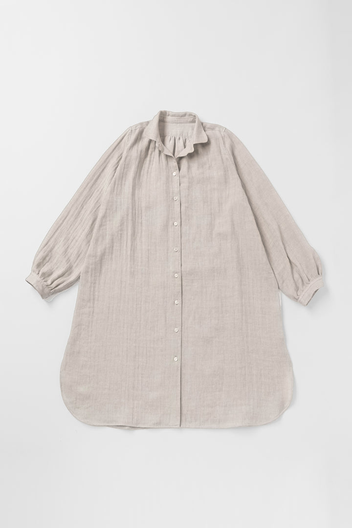 Long blouse cotton linen off 