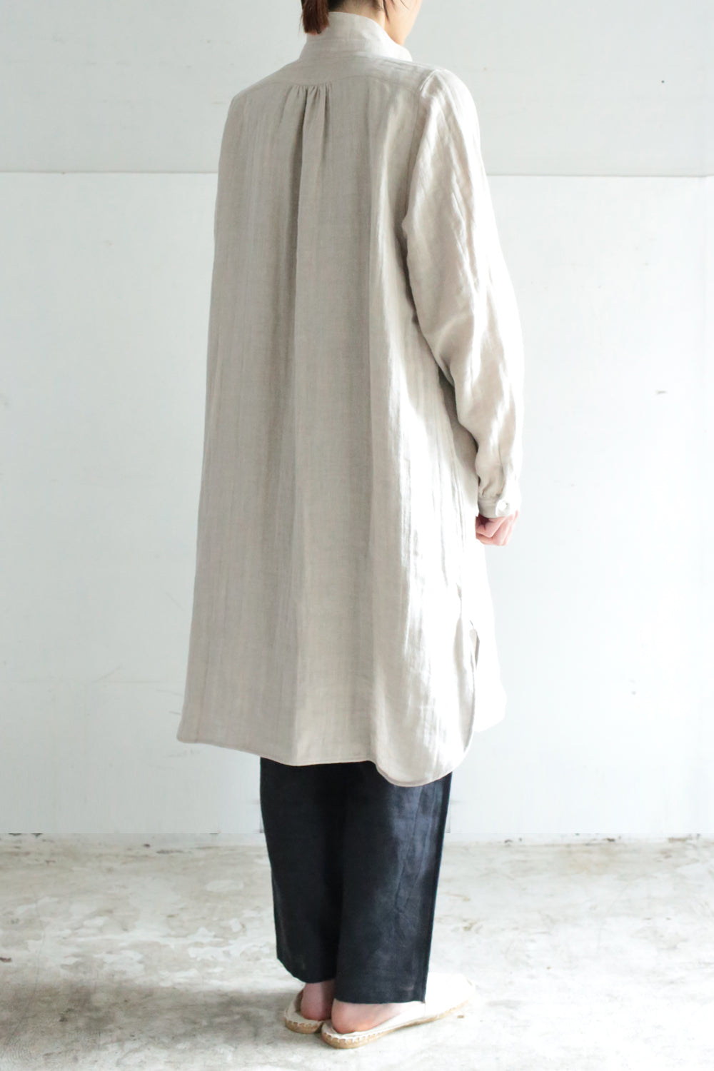Long blouse cotton linen off 