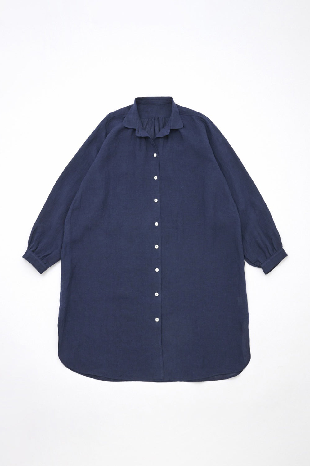 ロングブラウス<br>麻