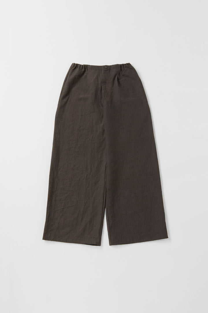 cropped pants safiran linen<br> AS0120Y716<br> khaki 