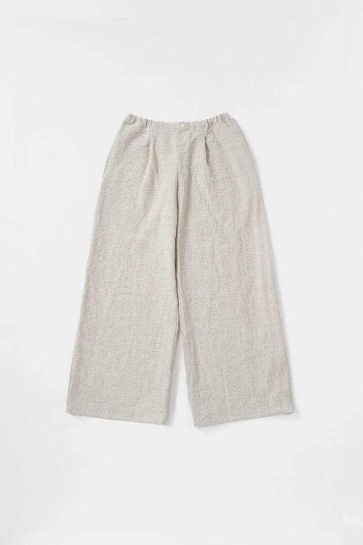 cropped pants safiran linen<br> AS0120Y716<br> khaki 