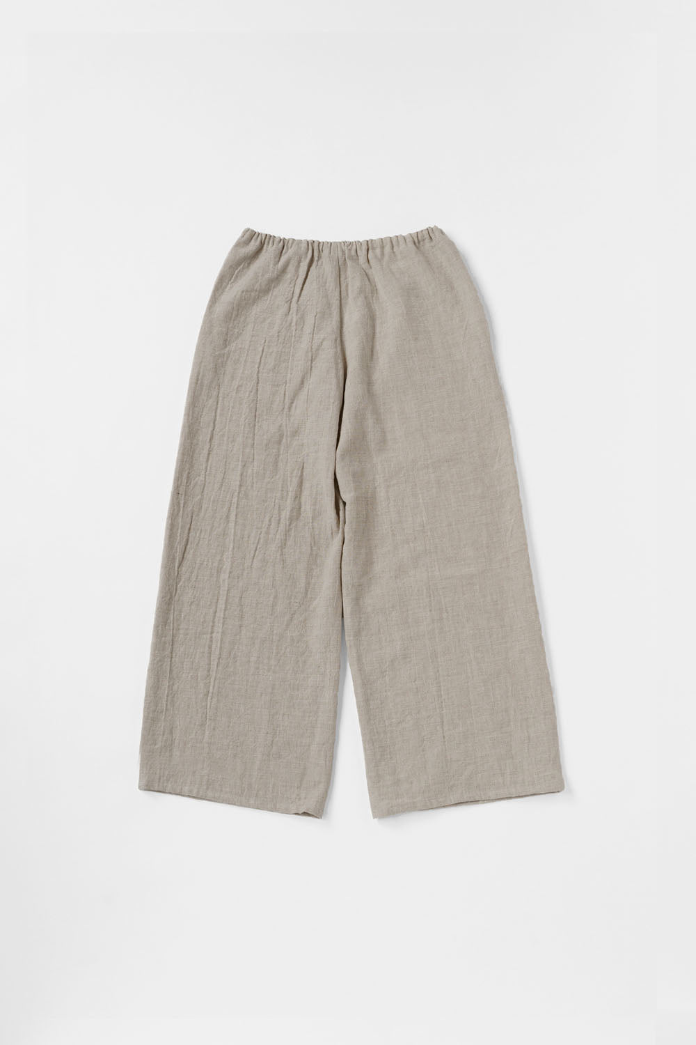 クロップドパンツ<br>コットンラミー<br>ナチュラルグレー