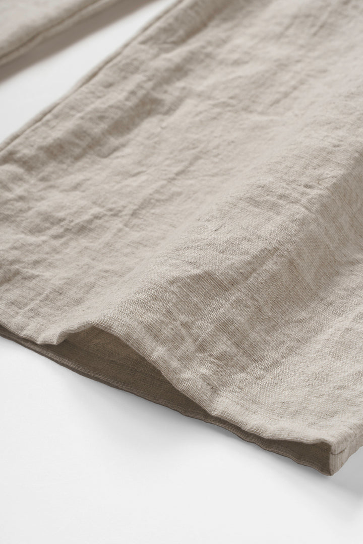 cropped pants safiran linen<br> AS0120Y716<br> khaki 