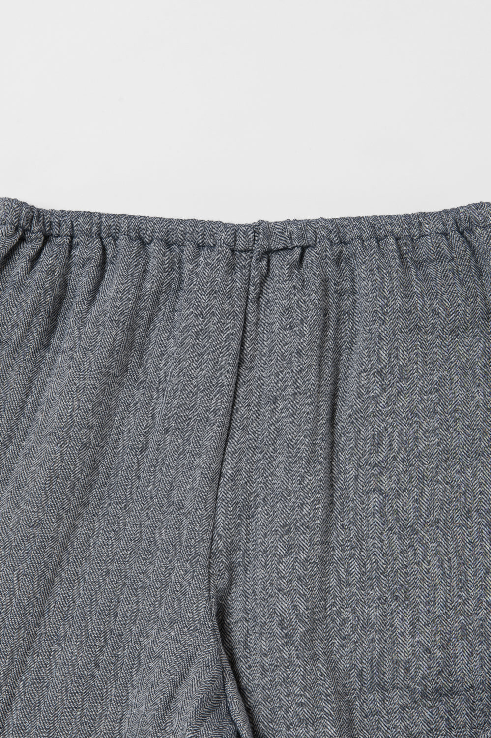 パンツ　ワッフルヘリンボン　ネイビー