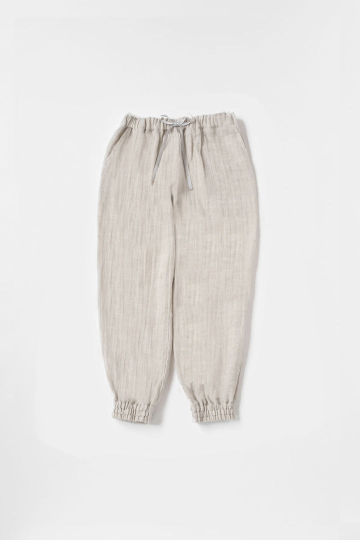 cropped pants safiran linen<br> AS0120Y716<br> khaki 