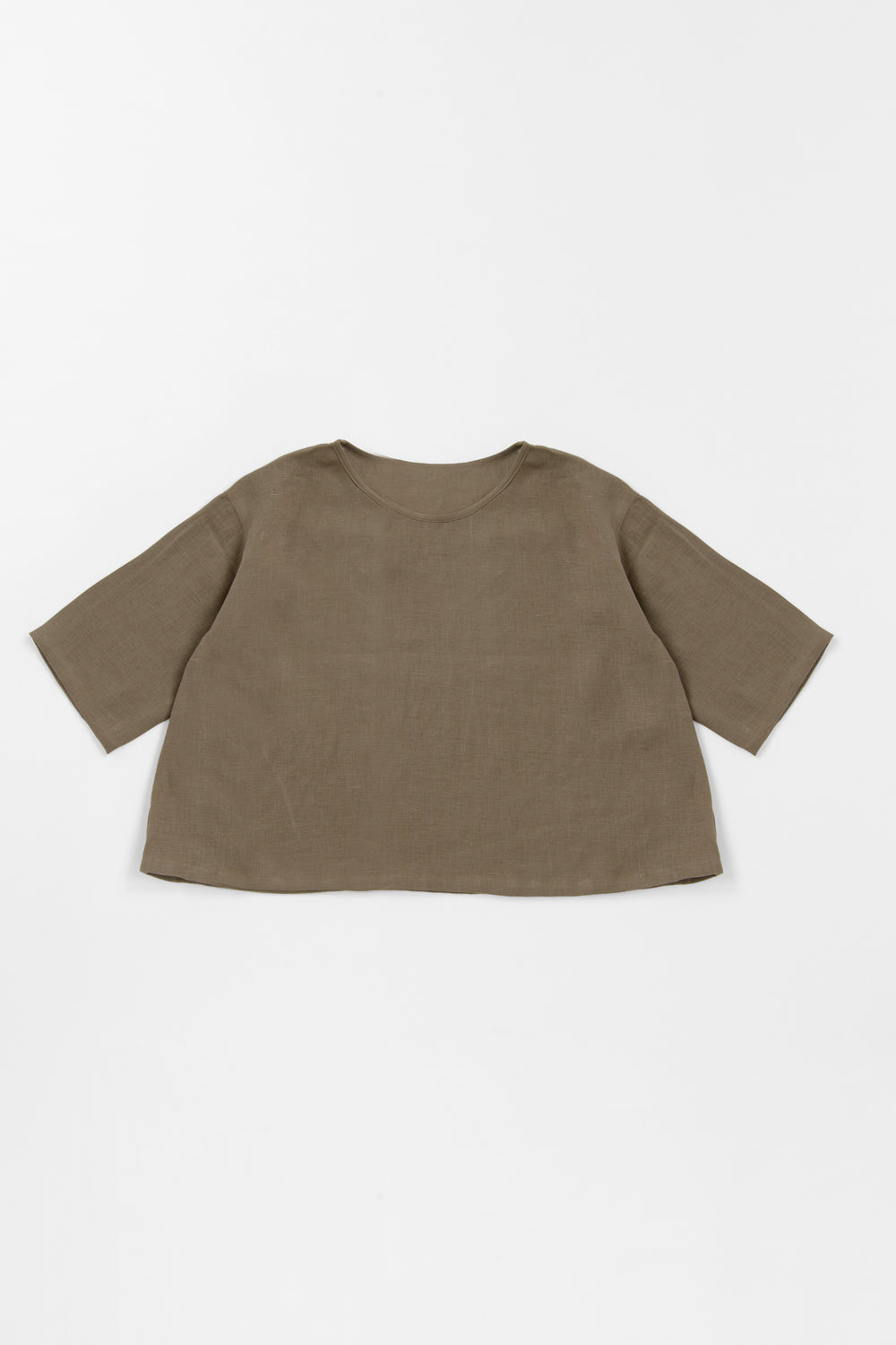 Tシャツ<br>ヘンプ<br>カーキ