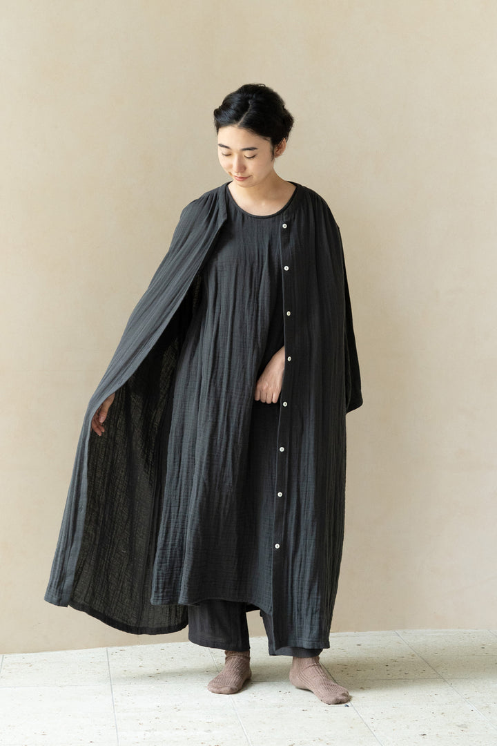 ノースリーブワンピース<br>平綾織
