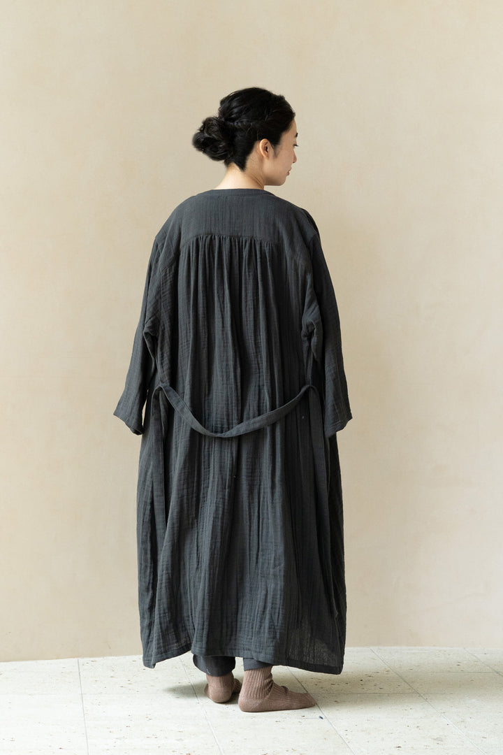 ワンピース<br>平綾織　ダークグレー