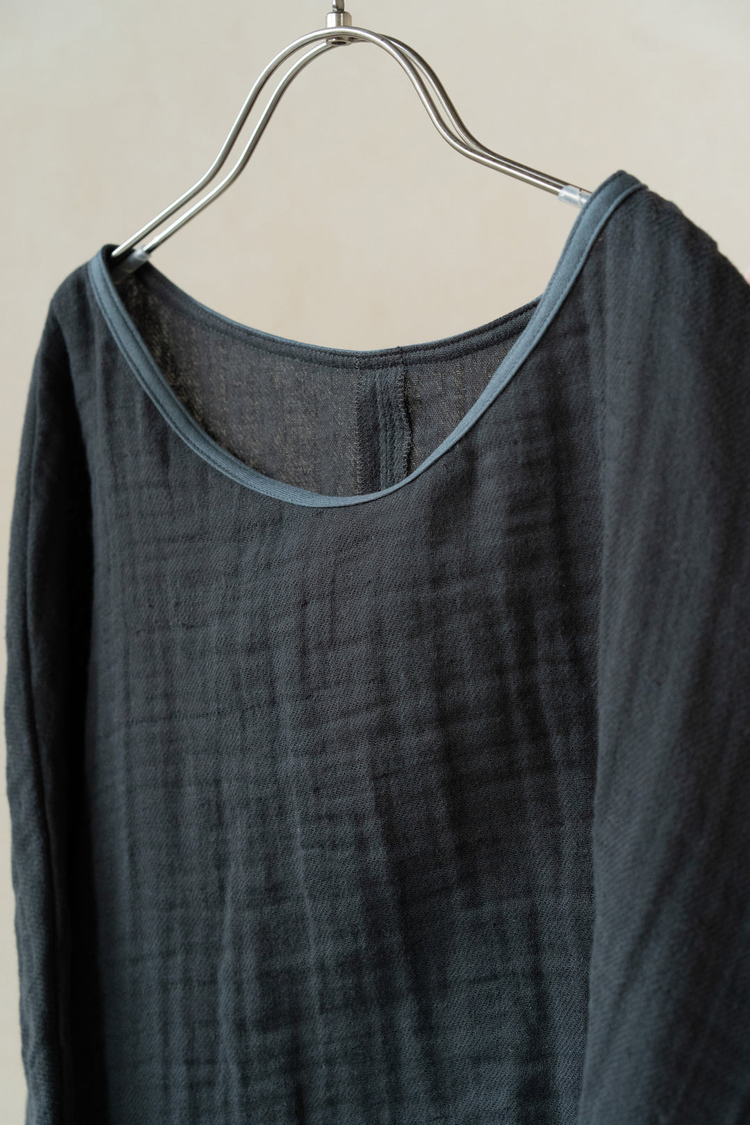 ドルマン袖Tシャツ<br>平綾織