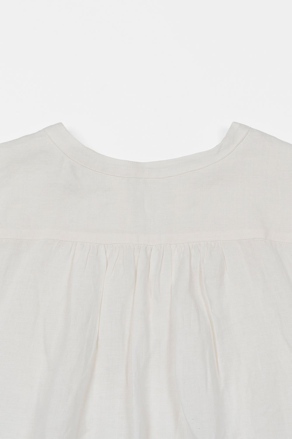 Tunic pintuck hemp off 