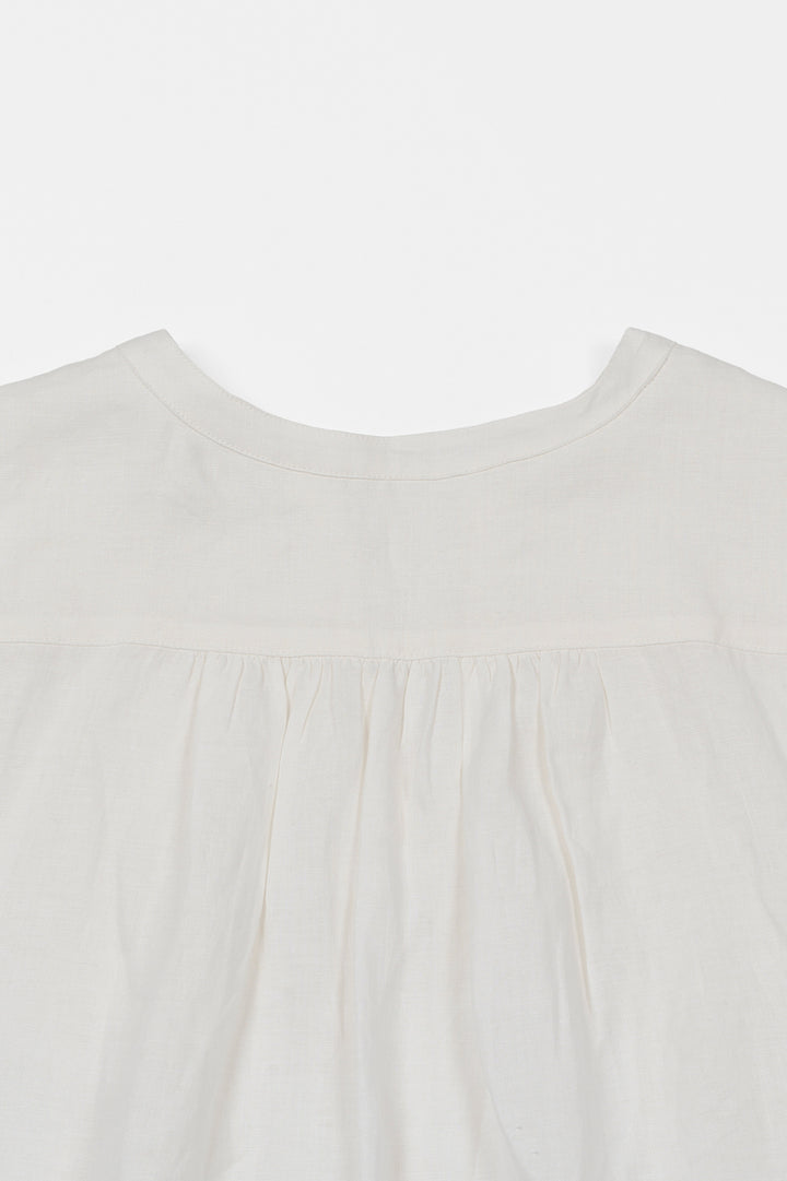 Tunic pintuck hemp off 