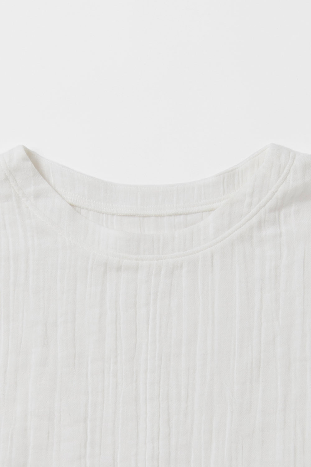オーバーサイズTシャツ<br>平綾織　オフ