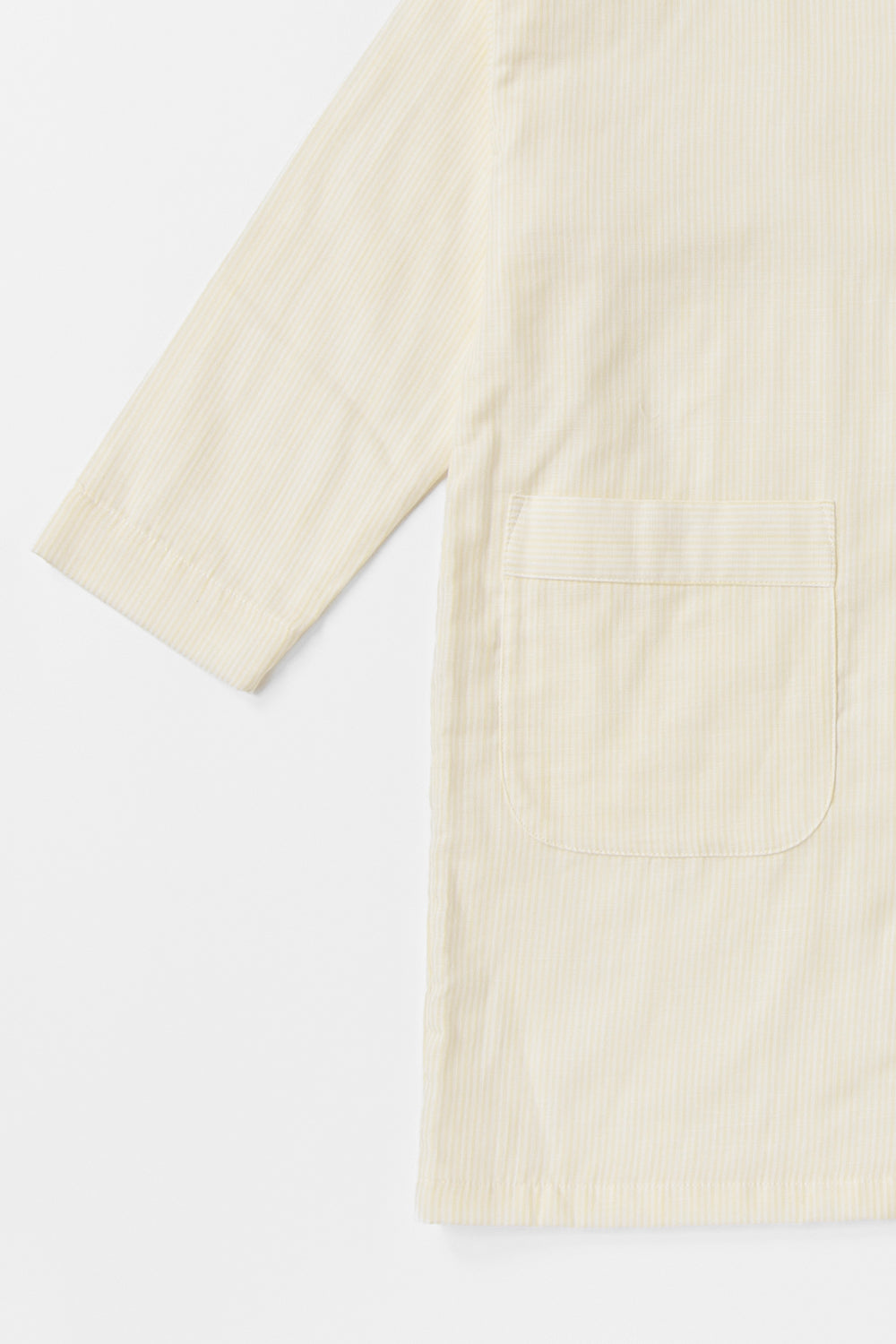あたたかいガーゼ丸みシルエットチュニックパジャマ<br>レディス<br>スラブ　レモンストライプ