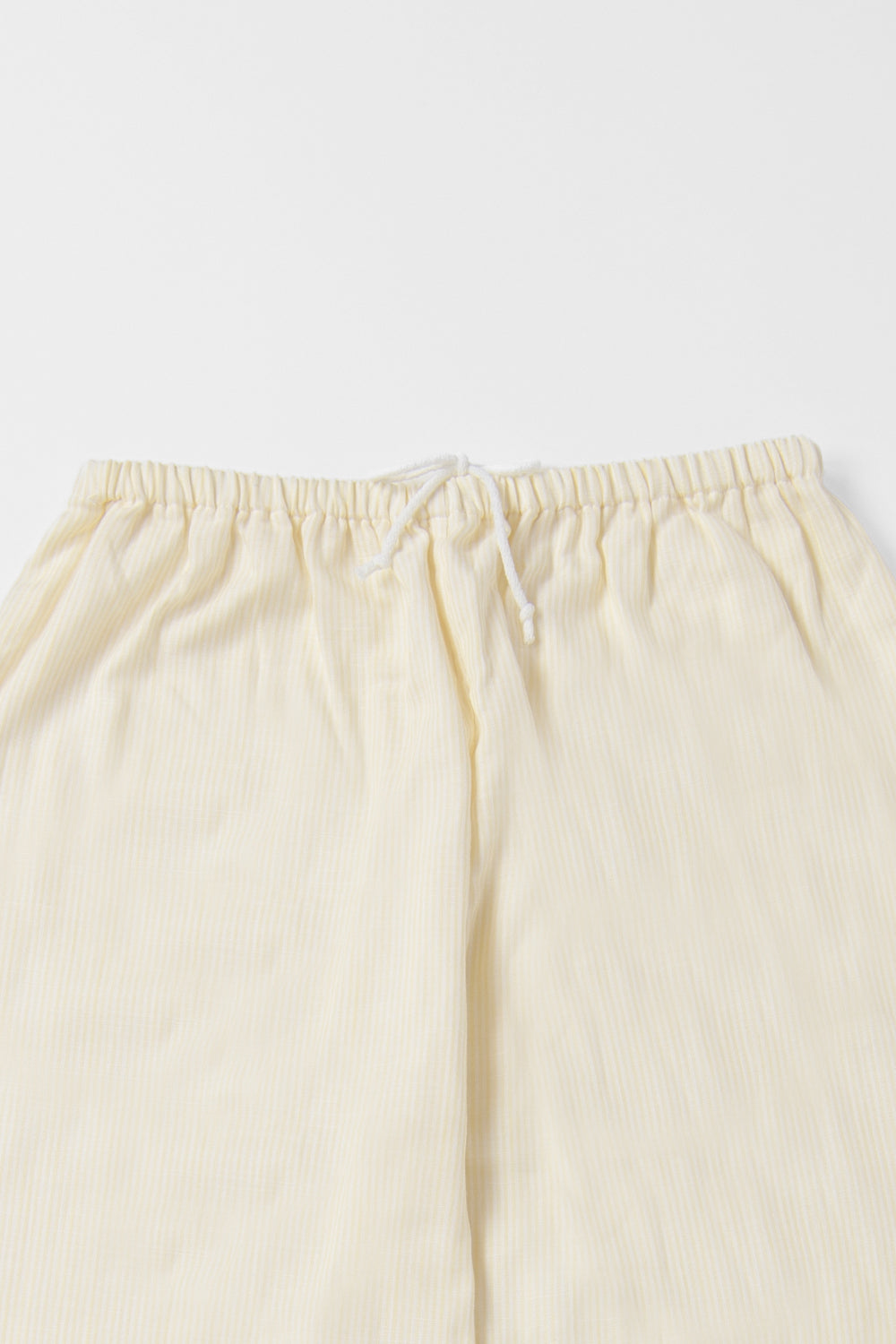 あたたかいガーゼ丸みシルエットチュニックパジャマ<br>レディス<br>スラブ　レモンストライプ