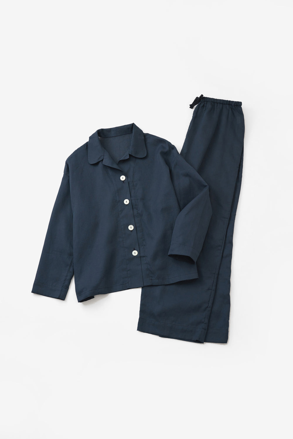 Gauze pajamas ladies navy