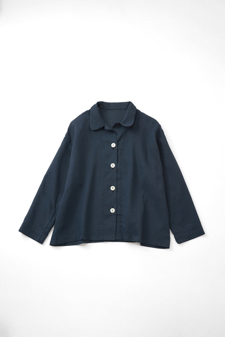 Gauze pajamas ladies navy