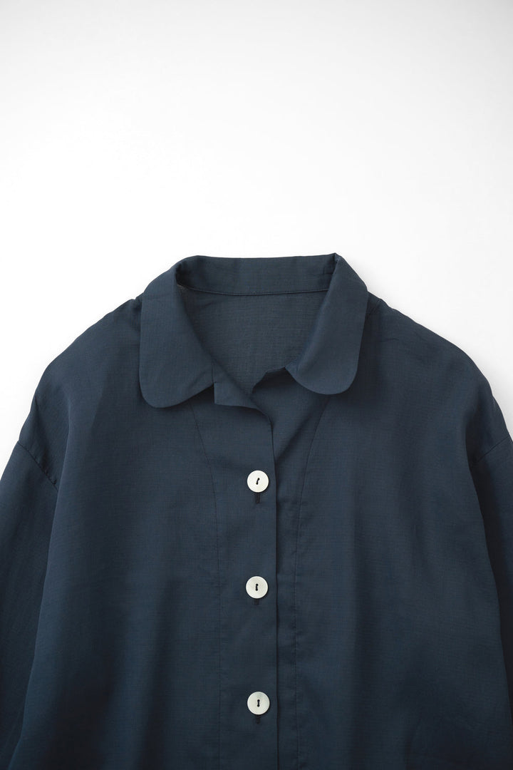 Gauze pajamas ladies navy