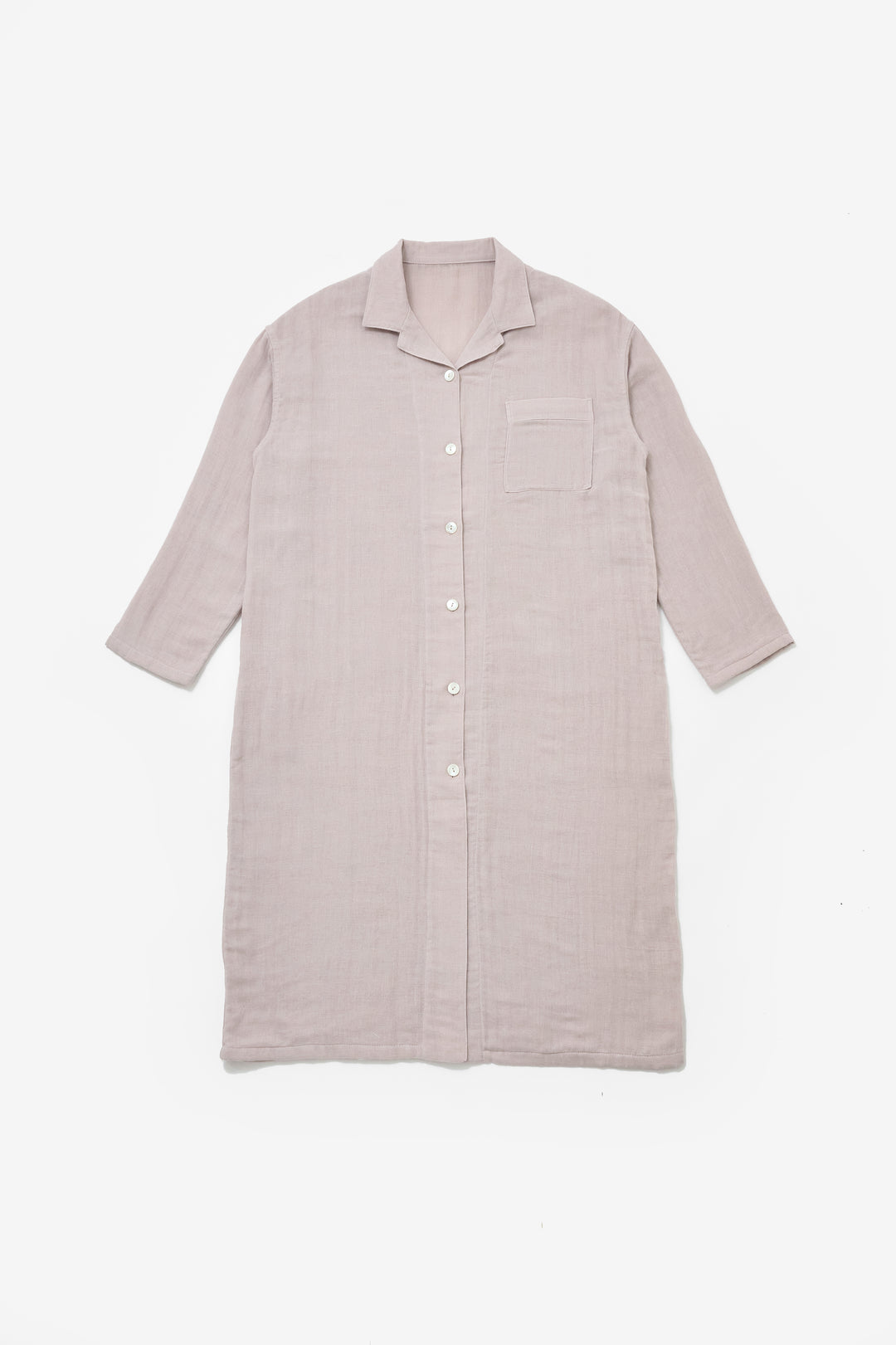 Warm gauze pajamas ladies<br>neutral pink