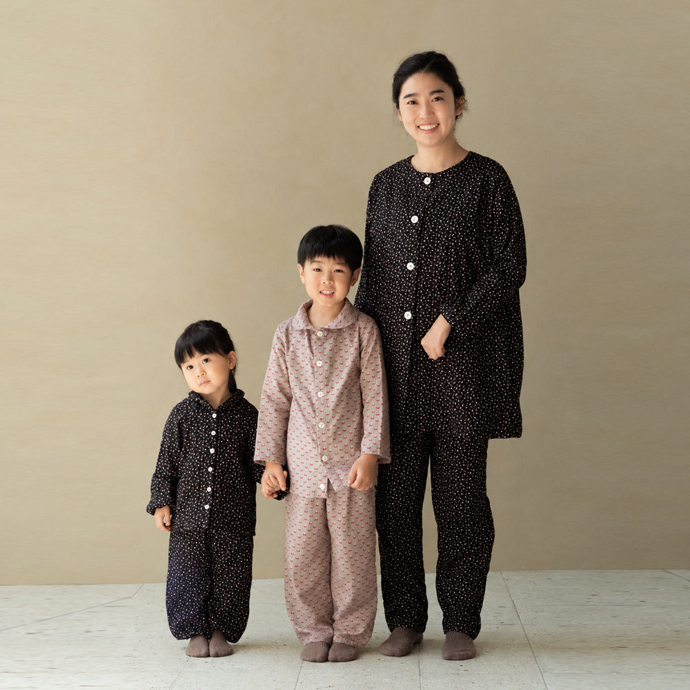 pajamas pink dots<br> 110-140cm 