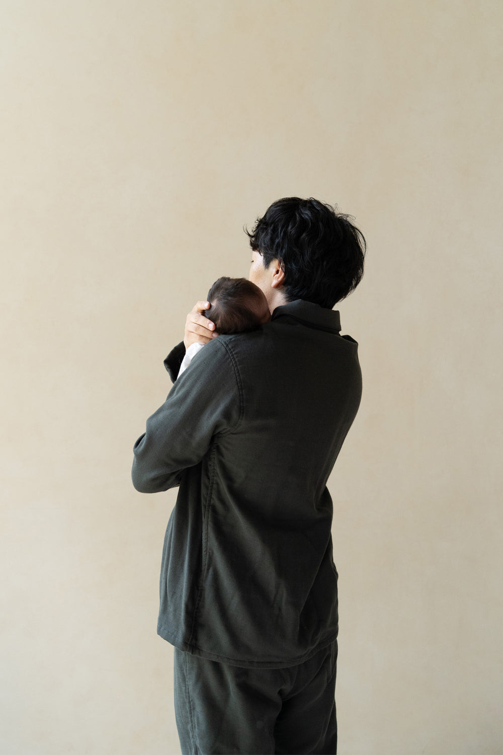 Gauze pajamas mens<br> green
