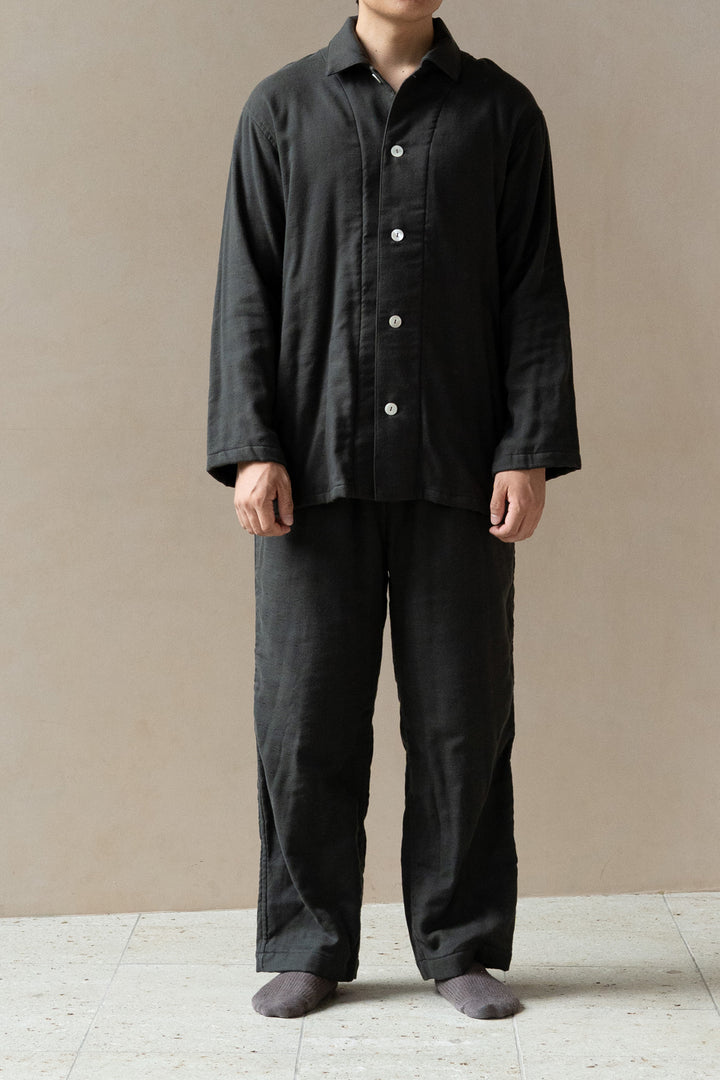 Gauze pajamas mens<br> green