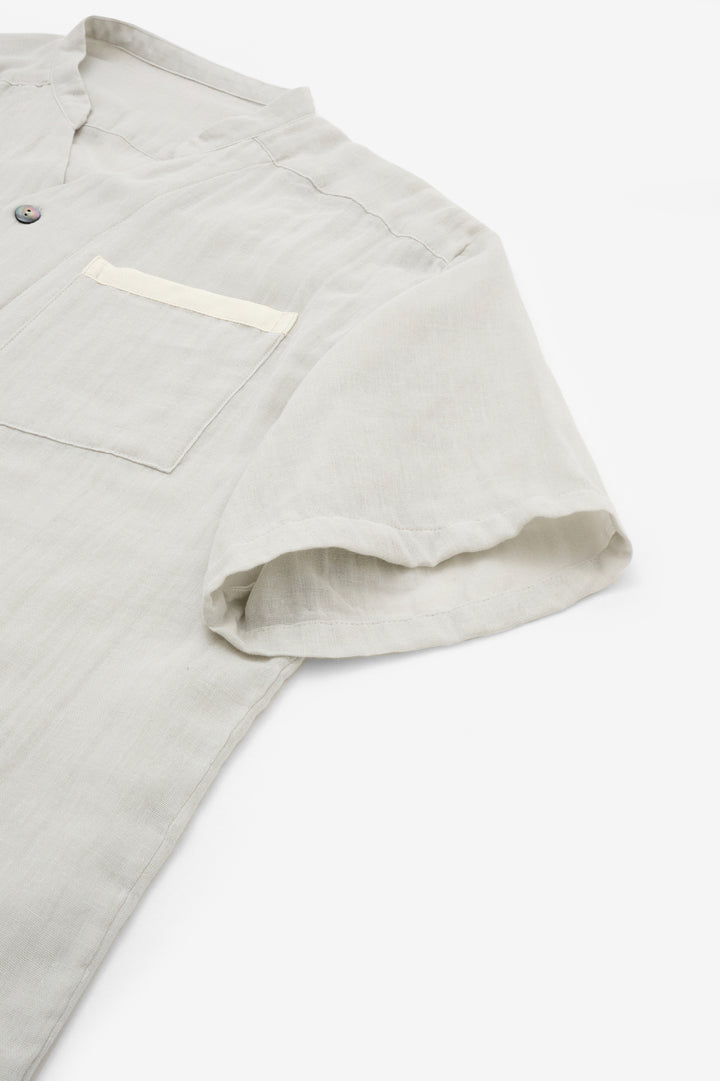 Summer gauze pajamas mens<br>neutral pink 