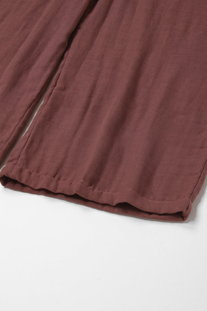 Warm gauze pajamas ladies<br>neutral pink