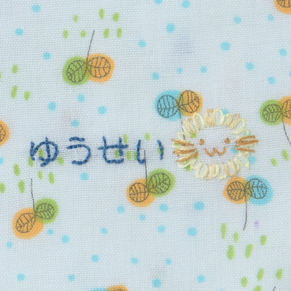 有料オプション<br>お名前刺繍　文字数